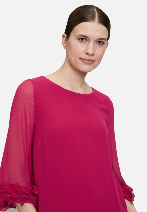 Cocktailkleid mit Rüschen / Detailbild