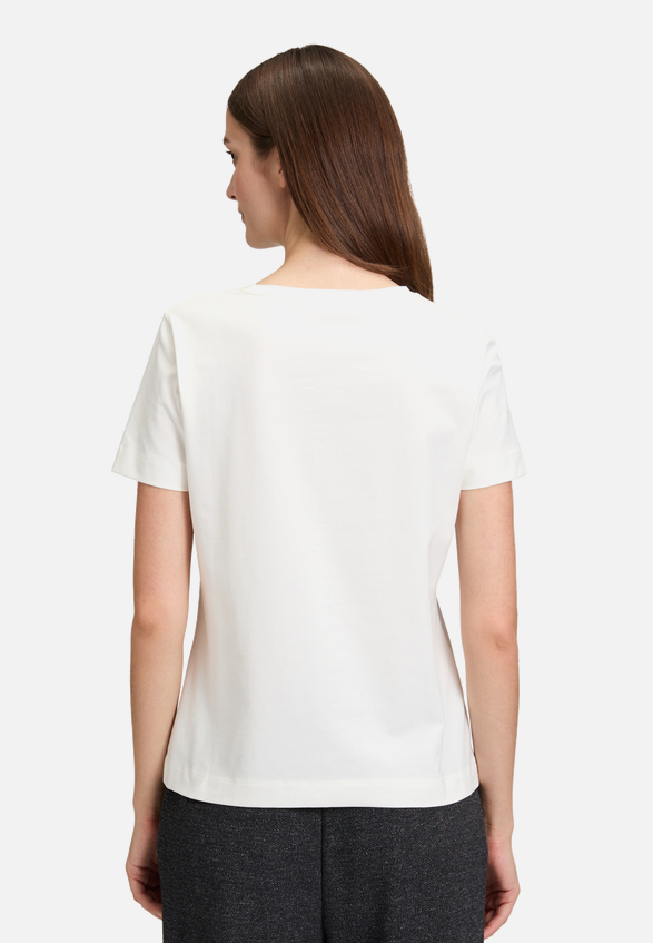 Casual-Shirt mit Print / Modellfoto Rückseite