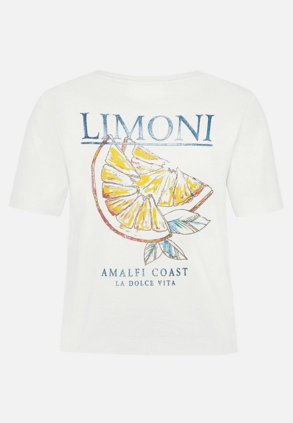 Baumwollshirt mit Rundhalsausschnitt / Rückseite