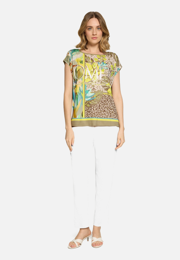 Casual-Shirt mit Aufdruck / Modellfoto Vorderseite (Outfit)