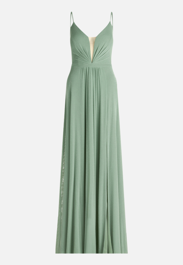 Abendkleid mit Lurexfaden / Vorderseite