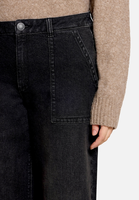 Baggy-Jeans mit Waschung / Detailbild