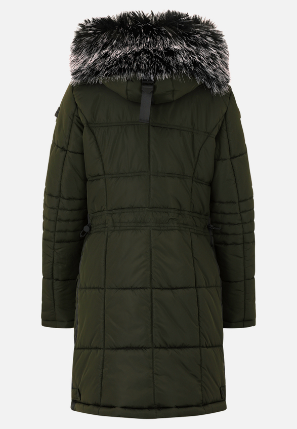 Steppjacke mit Kapuze / Rückseite