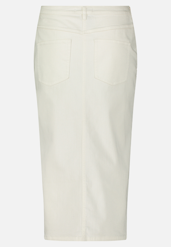 Jeansrock mit Waschung / Rückseite