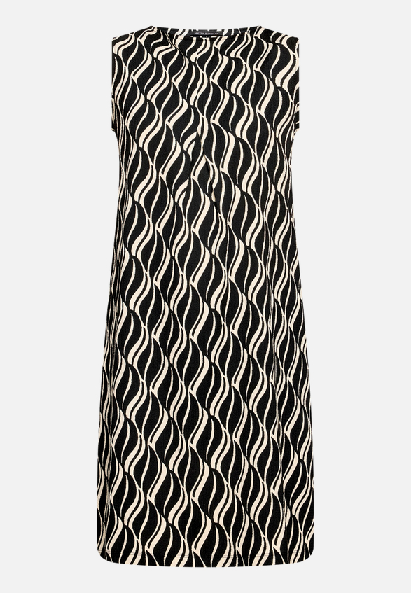 Midikleid  mit grafischem Muster  / Vorderseite