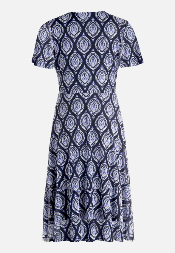 Volantkleid mit Rüschen / Rückseite