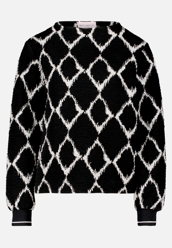 Sweatshirt mit Rippbündchen / Vorderseite