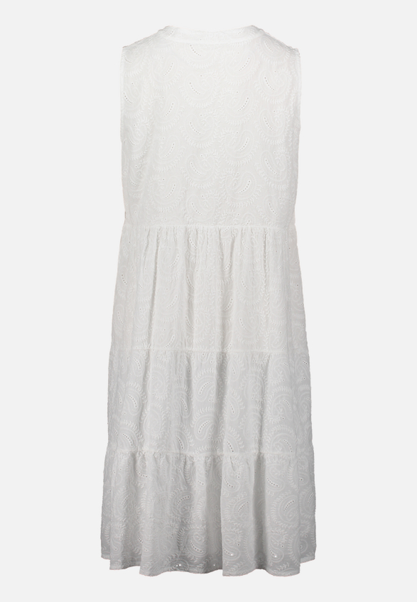Spitzenkleid mit Lochmuster / Rückseite
