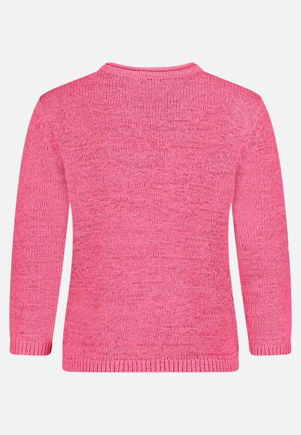 Strickpullover mit 3/4 Arm / Rückseite