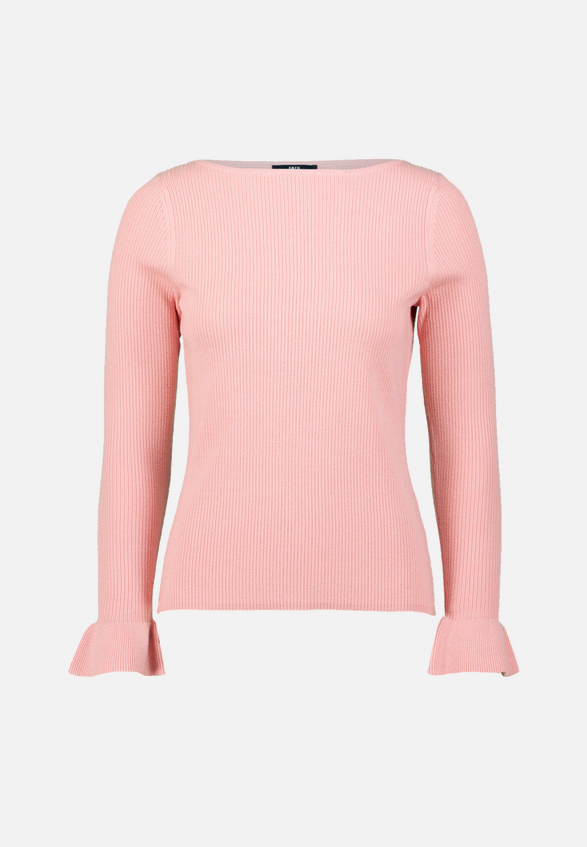 Pullover mit Volants am Ärmel / Vorderseite