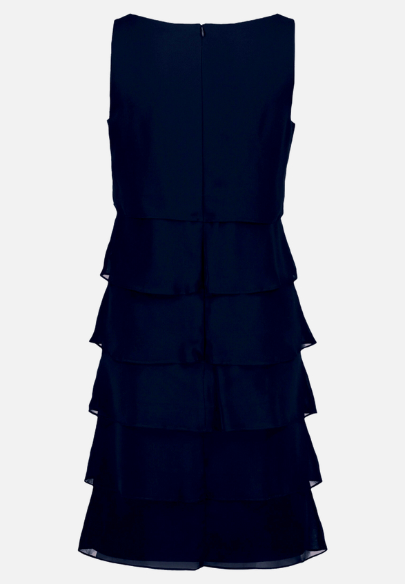 Cocktailkleid mit Volant / Rückseite