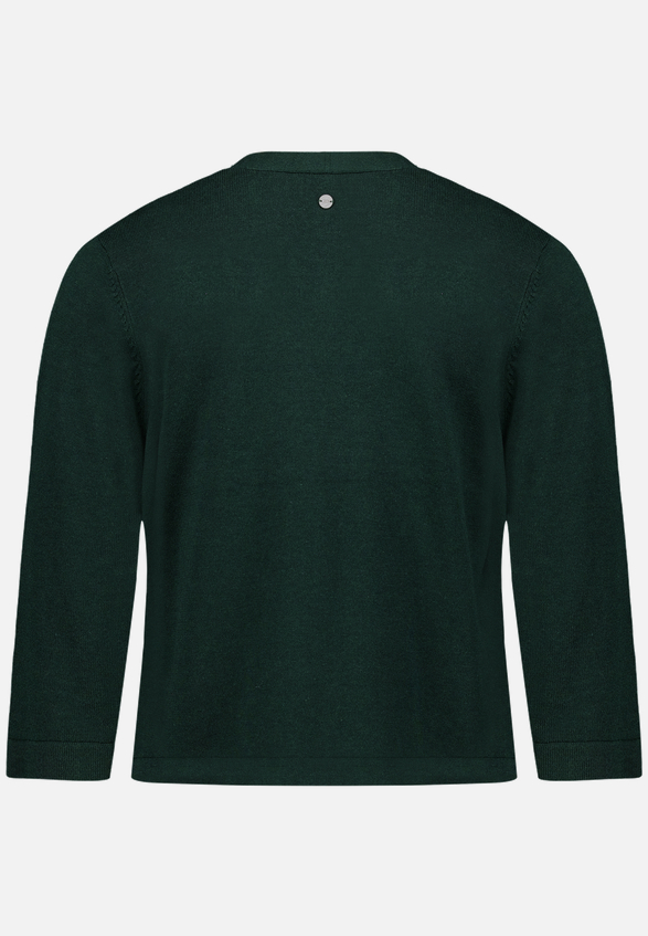 Feintrickjacke kurz 3/4 Arm / Rückseite
