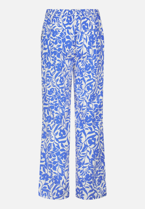 Leinenhose mit elastischem Bund / Rückseite