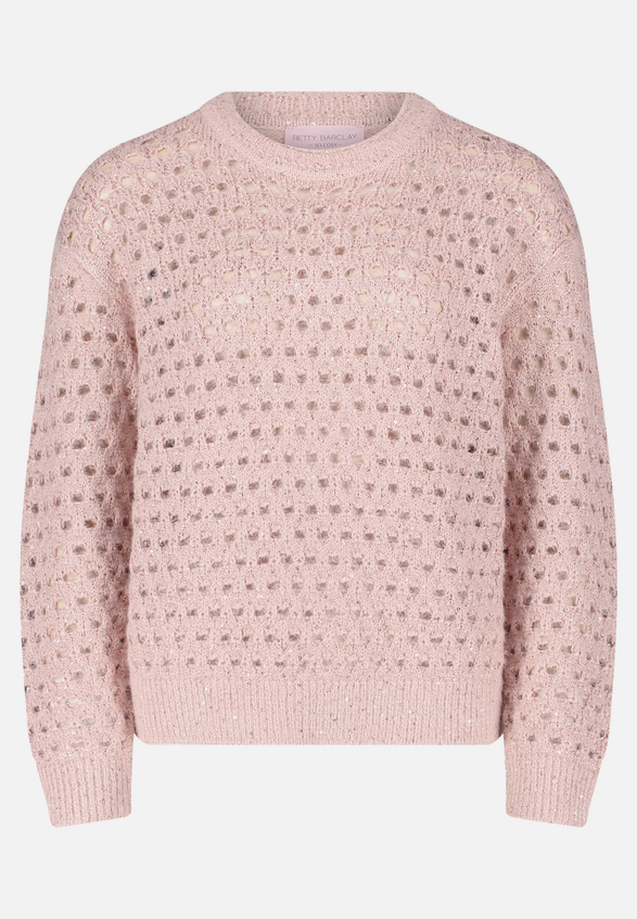 Strickpullover mit Effektgarn / Vorderseite