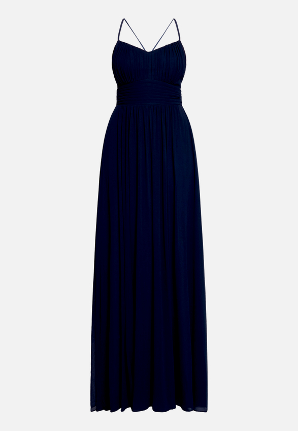 Abendkleid mit Plissee / Vorderseite