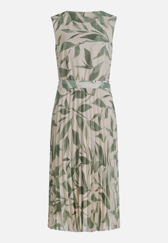 Chiffonkleid mit Plissee / Vorderseite