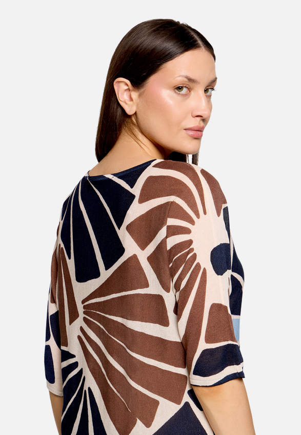 Feinstrickpullover mit Print / Detailbild