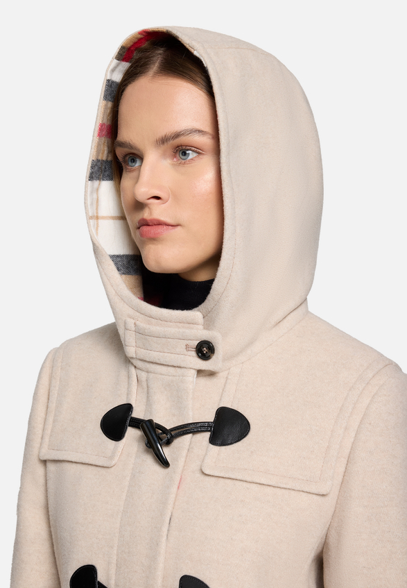Dufflecoat mit Kapuze / Detailbild