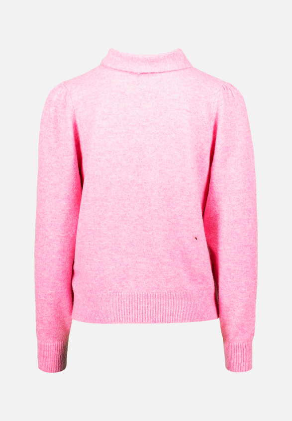 Pullover mit Strickhalstuch / Rückseite