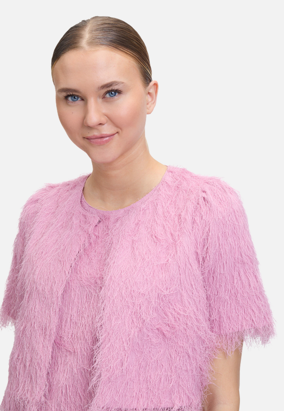 Bolero-Jacke mit Fransen / Detailbild