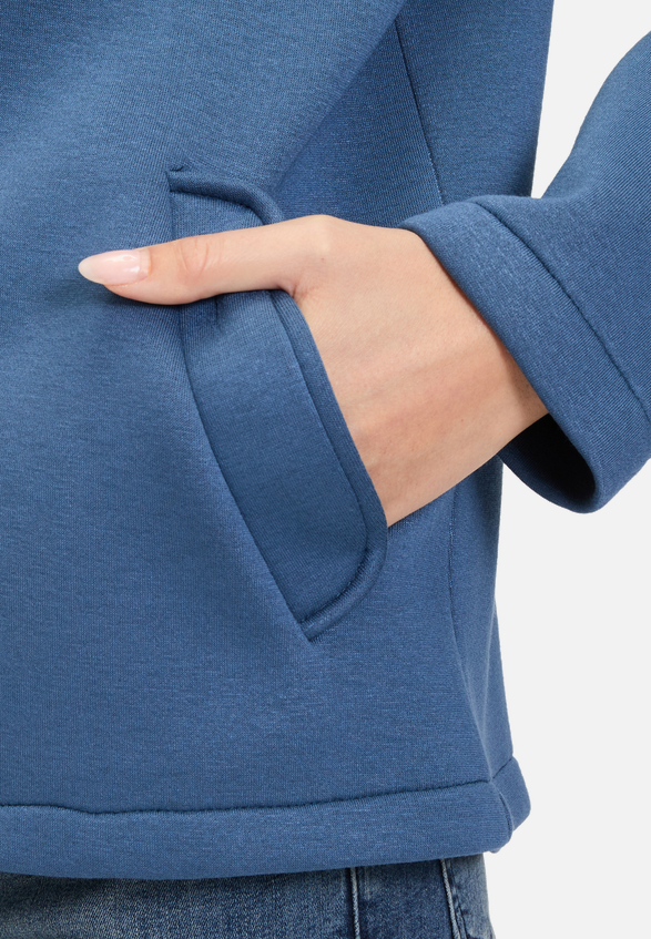 Übergangsjacke mit Kapuze / Detailbild