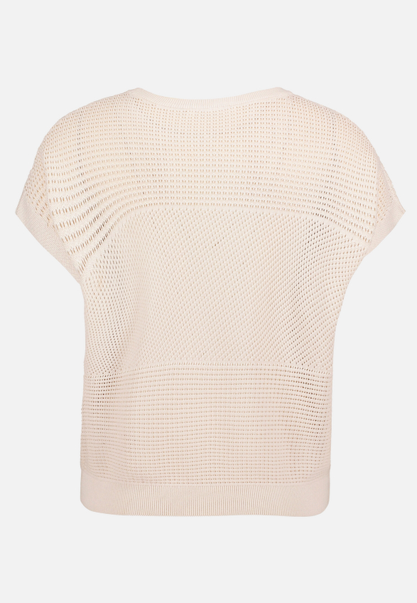 Strickpullover mit Struktur / Rückseite