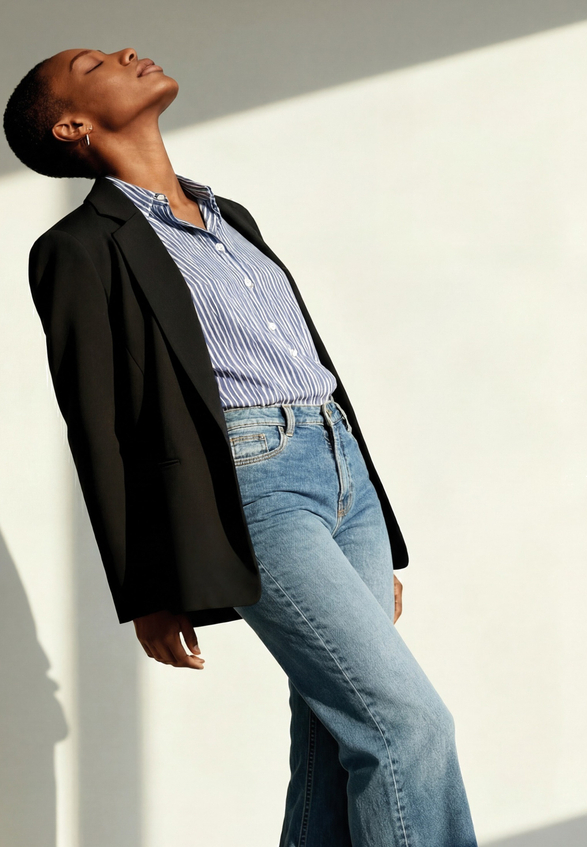 Longblazer offener Style / Imagebild