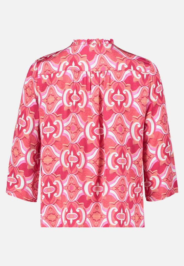 Casual-Bluse mit Rüschen / Rückseite