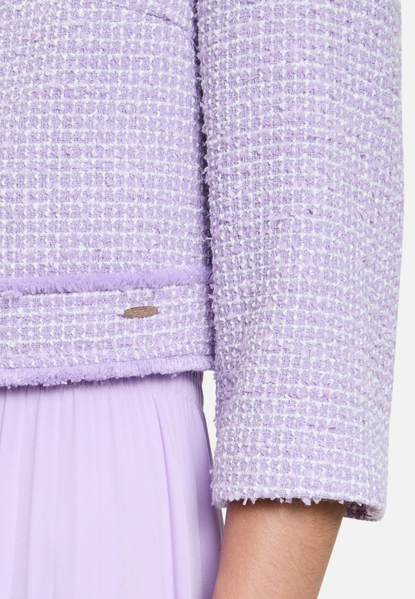 Bolero-Jacke mit aufgesetzten Taschen / Detailbild