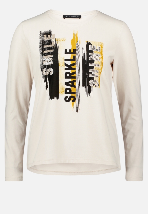 Basic Shirt mit Placement / Vorderseite