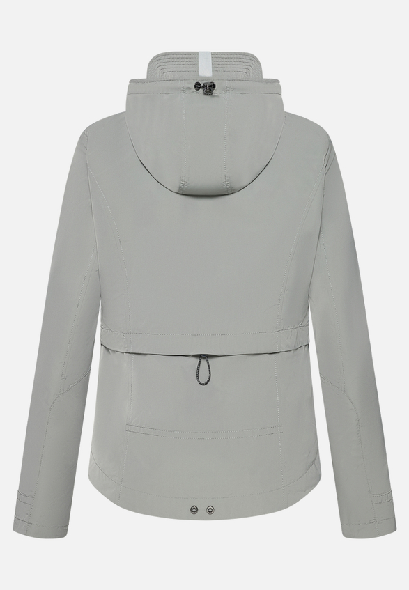 Sommerjacke mit abnehmbarer Kapuze / Rückseite