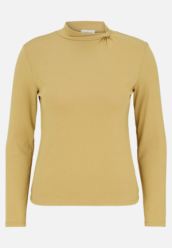 Langarm-Shirt mit Kragen / Vorderseite