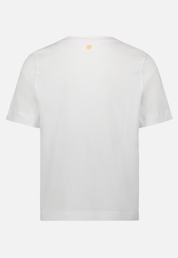Kurzarm-Shirt mit Rundhalsausschnitt / Rückseite