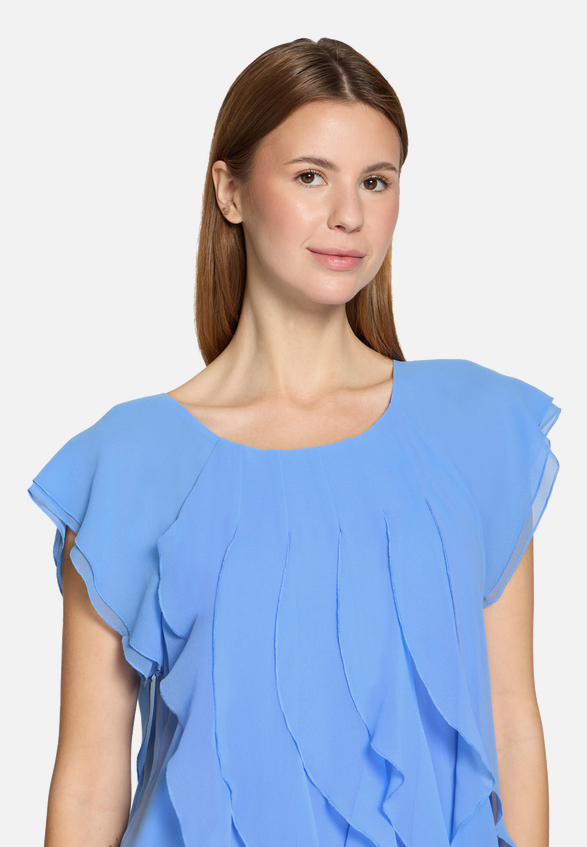 Cocktailkleid mit Volant / Detailbild