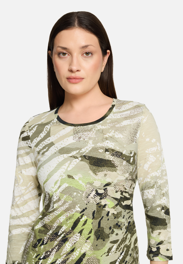 Basic Shirt mit Print / Detailbild