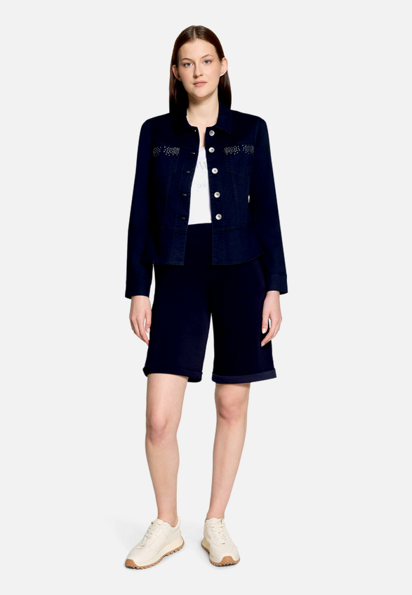 Blazer-Jacke langarm / Modellfoto Vorderseite (Outfit)