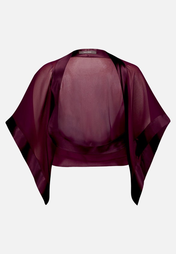Chiffonstola mit 3/4 Arm / Vorderseite