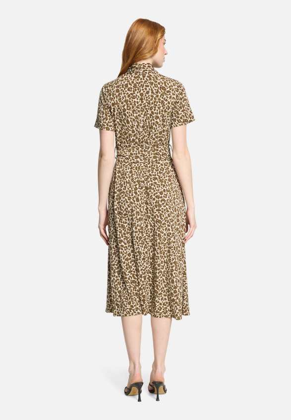 Midikleid mit Volant / Modellfoto Rückseite