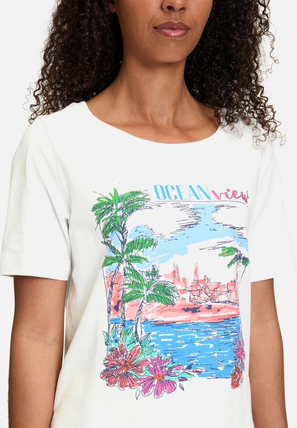 Basic Shirt mit Aufdruck / Detailbild