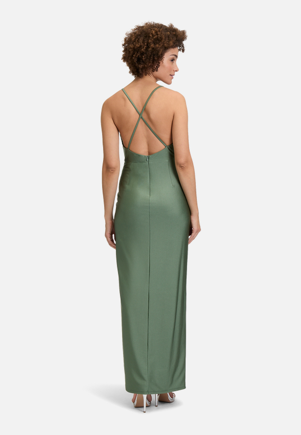 Abendkleid figurbetont / Modellfoto Rückseite