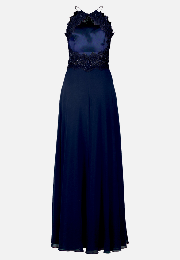 Abendkleid rückenfrei / Rückseite