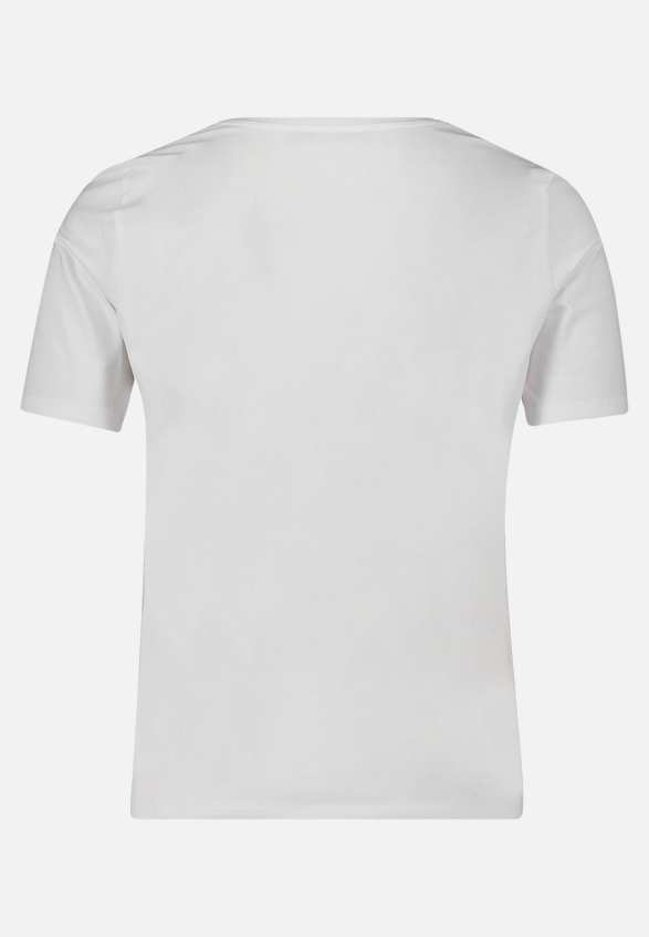 Basic Shirt mit Aufdruck / Rückseite