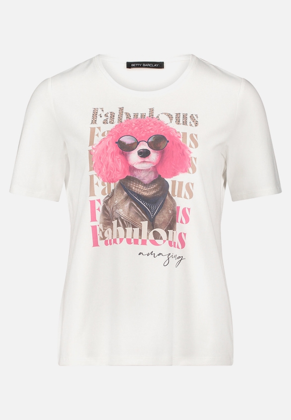 Basic Shirt mit Placement / Vorderseite