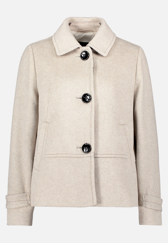 Wolljacke mit Kragen / Vorderseite