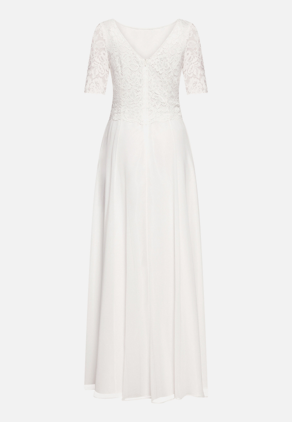 Abendkleid mit Spitze / Rückseite