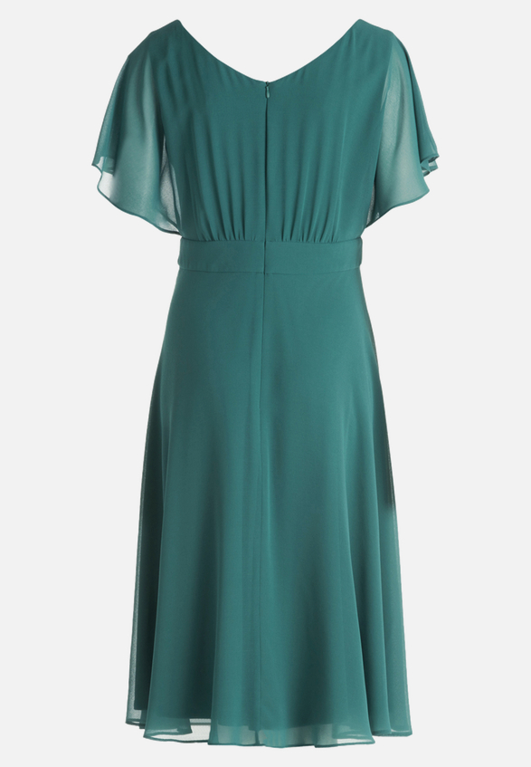 Cocktailkleid kurzarm / Rückseite