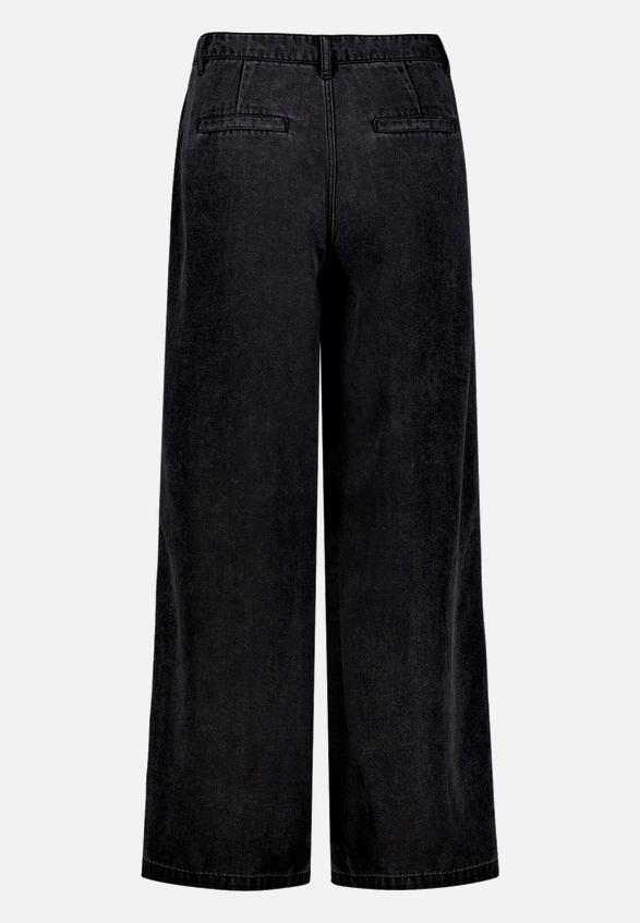 Wideleg-Hose mit Bundfalten  / Rückseite