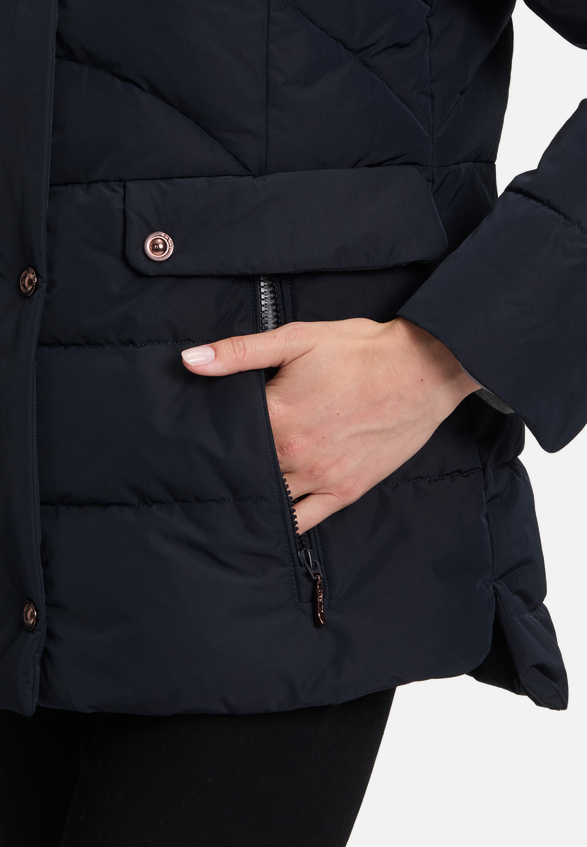 Steppjacke Kunstdaune / Detailbild