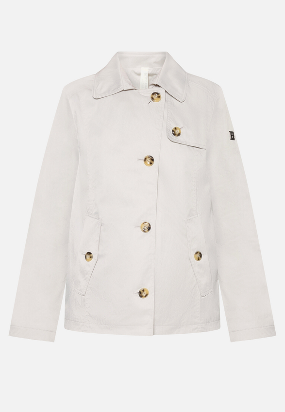 Kurzmantel mit Kragen / Vorderseite
