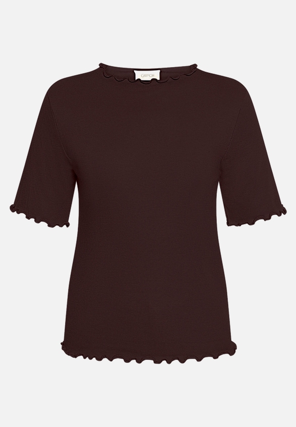 Halbarm-Shirt mit Kragen / Vorderseite